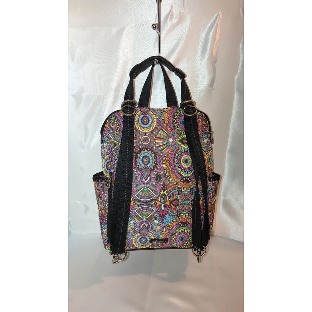Sakroots Lola Convertible Backpack in Rainbow Wanderlust Print - Picture 5 of 7
